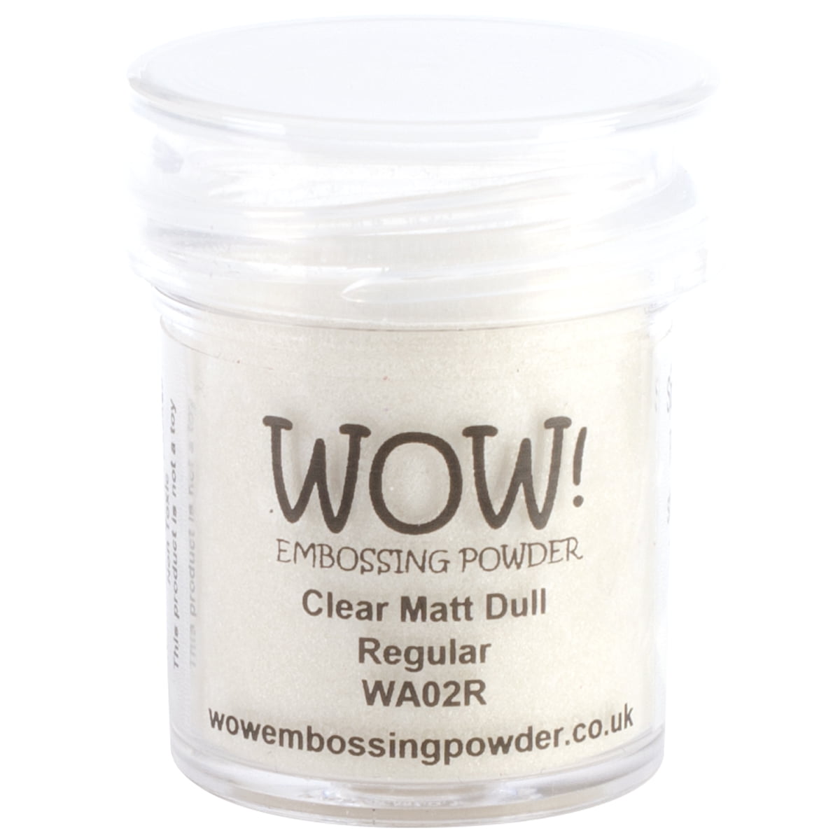 Wow! Embossing Powder 15ml-Clear Matte Dull