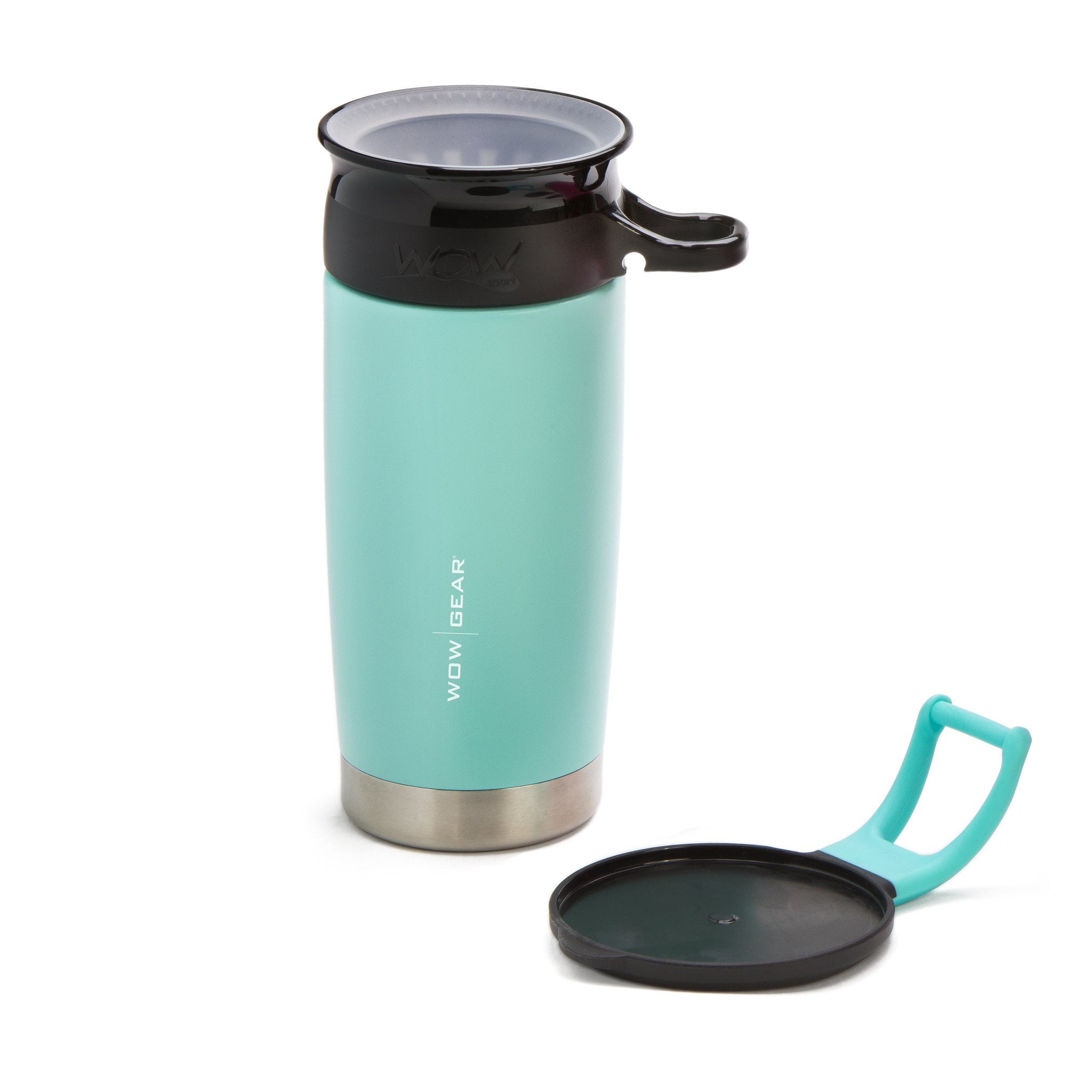 WOW GEAR 360° Double Walled Stainless Insulated Water Bottle - Blue, 2