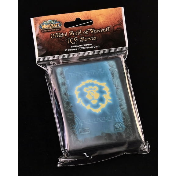 WOW Game Card Sleeves Pack - 75 sleeves color may vary, Brand new in original factory-sealed packaging! By World of Warcraft