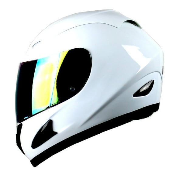 WOW Motorcycle Adult Full Face Helmet HJMCLS Glossy White