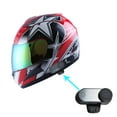 thumbnail image 1 of WOW Motorcycle HJM Street Bike Full Face Helmet + Motorcycle Bluetooth Headset: Racing Star Red, 1 of 6
