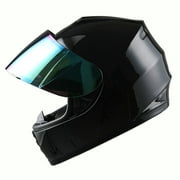 WOW Motorcycle Youth Kids Street Bike BMX MX Full Face Helmet KY-B15CLS Glossy Black