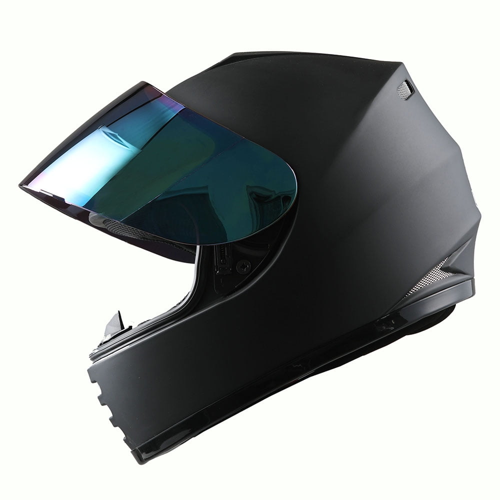 WOW Motorcycle Youth Kids Street Bike BMX MX Full Face Helmet KY-B15CLS Matt Black