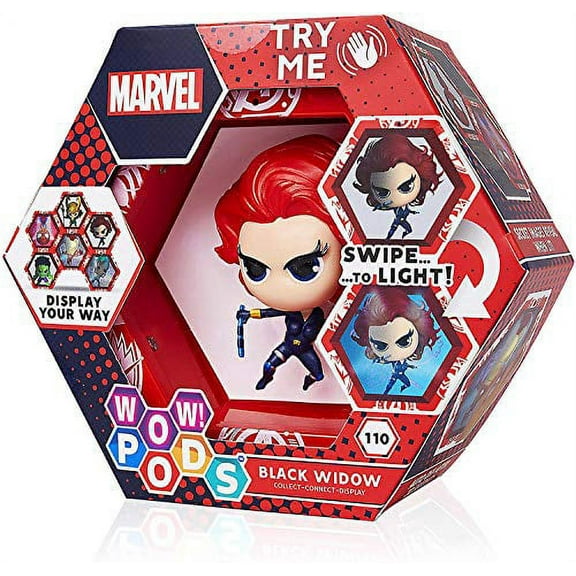 WOW! PODS Marvel Avengers - Black Widow Collectable Light-Up Figures