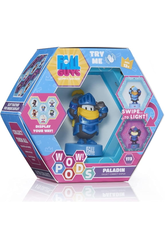 WOW Pods Fall Guys Paladin Swipe Light-up Video Game Character WOW! Stuff