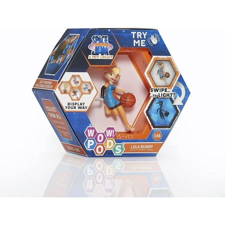 WOW Pods Space Jam Lola Bunny Figure Light-Up New Legacy Looney Tunes WOW! Stuff
