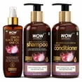 thumbnail image 1 of WOW Skin Science Onion Oil Ultimate HairCare Kit(Shampoo+Conditioner+Oil)-800ml, 1 of 2
