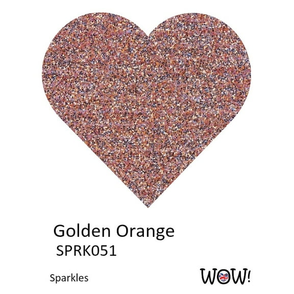 WOW! Sparkles Glitter 15ml-Golden Orange