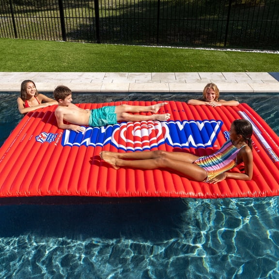 WOW Sports 10 Ft Water Walkway 2 Pack Inflatable Floating Lake Mat Set