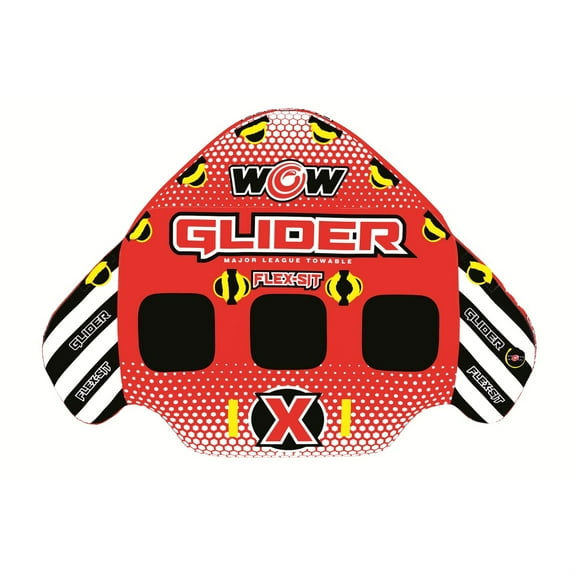 WOW Sports Glider 3 Person 3P Towable with Flex Seating (22-WTO-3967)