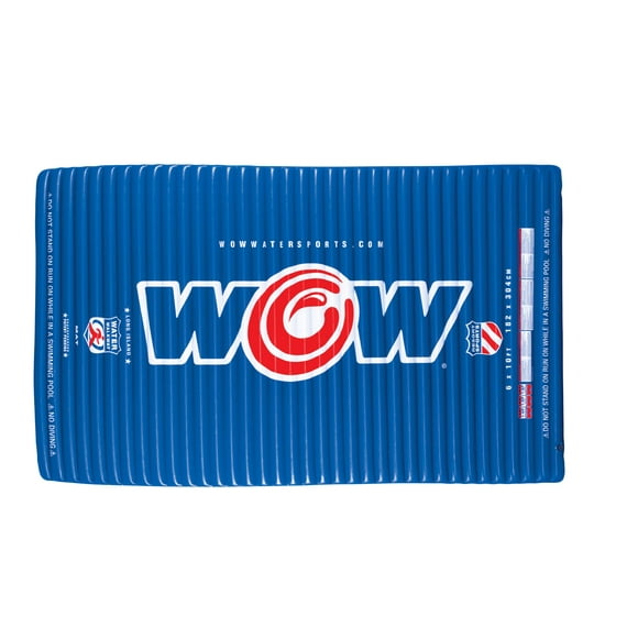 Wow Sports Water Walkway Island Float 6ft x10ft Blue, Adult Heavy Duty PVC