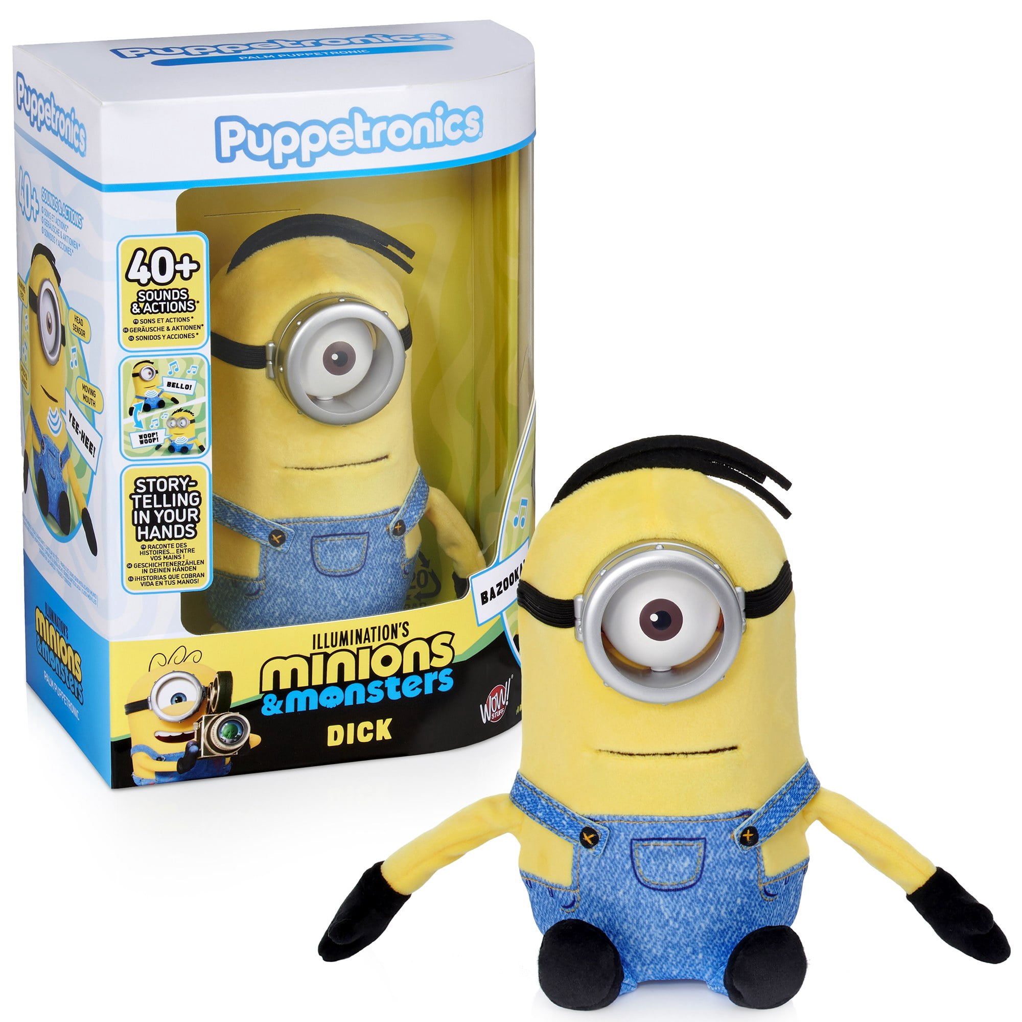 WOW! Stuff Minions Palm Puppetronic - Dick | 40+ Sounds and