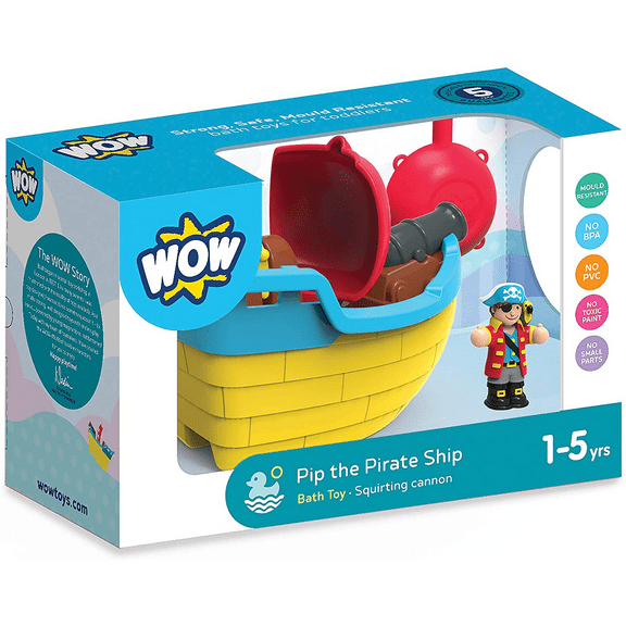 WOW Toys Pip The Pirate Ship Bath Toy