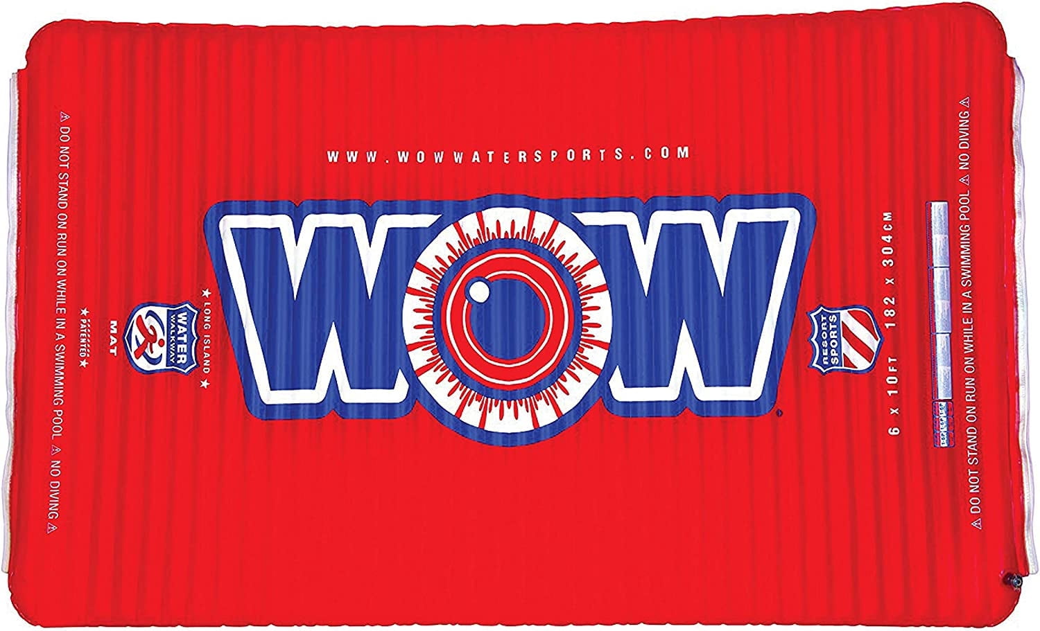 WOW SPORTS Water Walkway - Red, Lake & Pool Float
