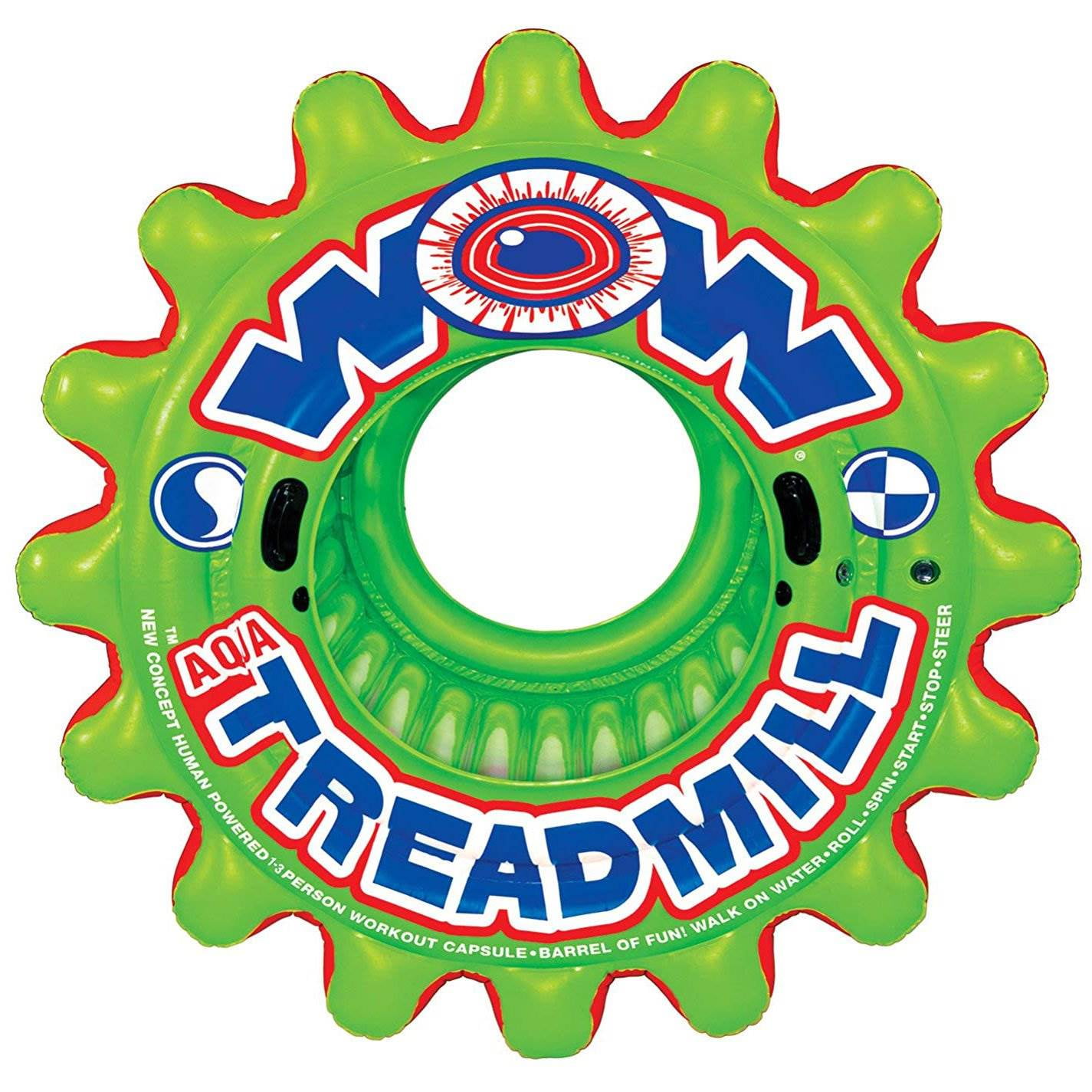 WOW Watersports 132030 3 Person Pool Float Lake Inflatable Aqua