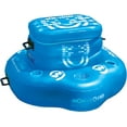 thumbnail image 1 of WOW Watersports Inflatable 30 Qt 30 Can Heavy Duty Floating Drink Cooler, Blue, 1 of 6