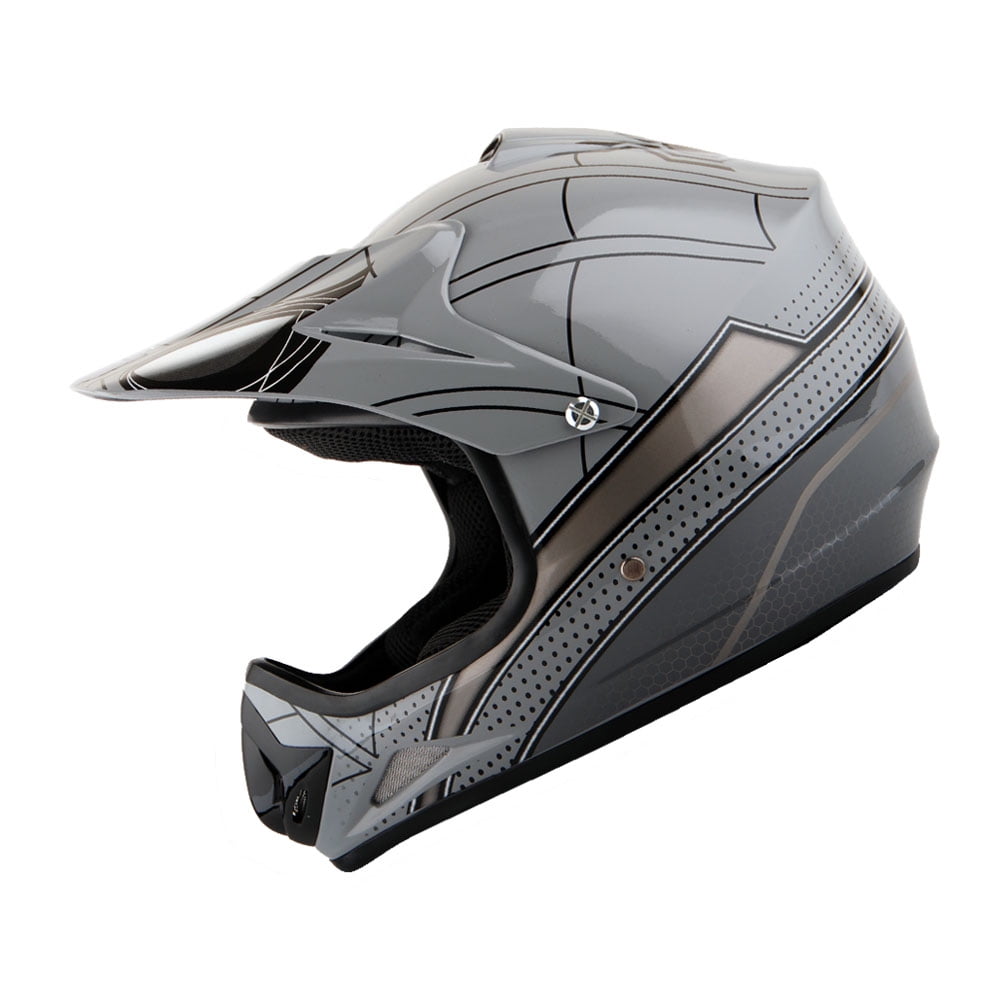WOW Youth Kids BMX MX ATV Dirt Bike Motocross Helmet JOYCLS Spider Black