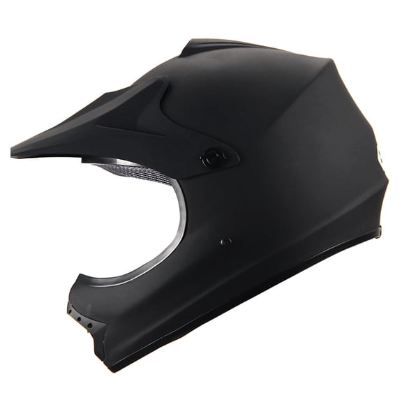WOW Youth Kids Motocross BMX MX ATV Dirt Bike Helmet HJOY Matt Black