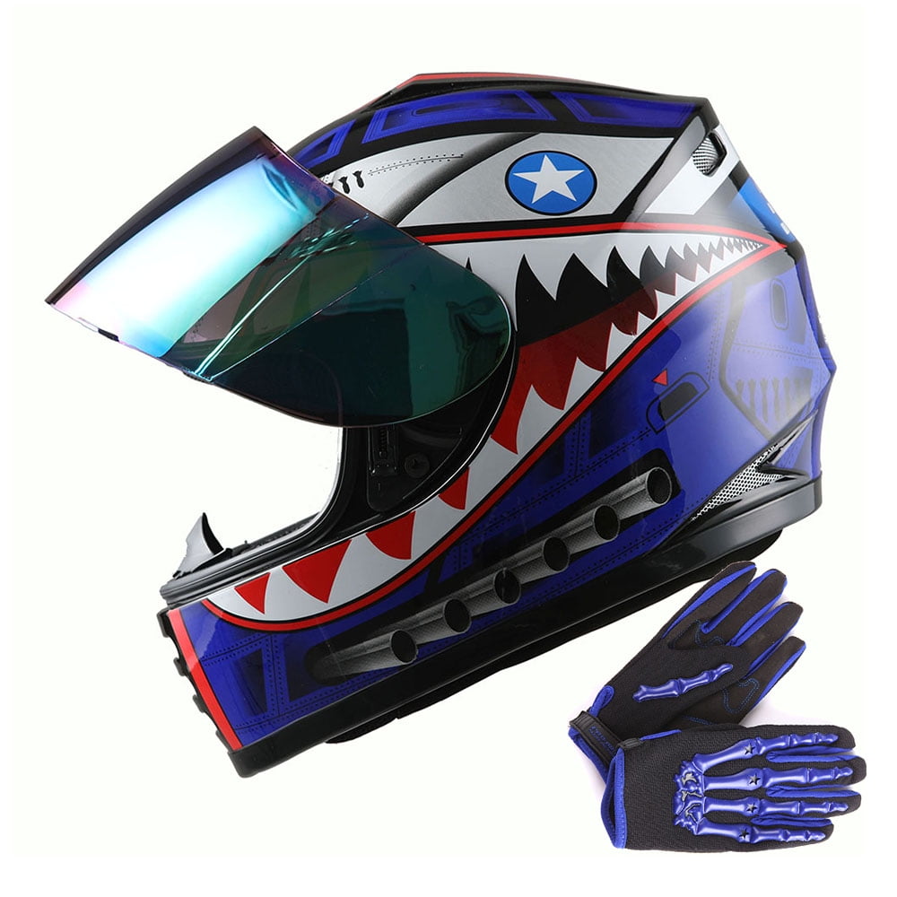 Full face top youth bmx helmet