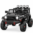 thumbnail image 1 of WOWEHICLE 24V Ride on Toys, 4×200W Motor, Kids Power Car Wheels with Remote, 2 Seater Ride on Car for Boys Girls, Electric Car for Kids with Music, LED Lights, 3-8 Years Old, Black, 1 of 8