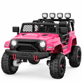thumbnail image 1 of WOWEHICLE 24V Ride on Toys, 4×200W Motor, Kids Power Car Wheels with Remote, 2 Seater Ride on Car for Boys Girls, Electric Car for Kids with Music, LED Lights, 3-8 Years Old, Pink, 1 of 8