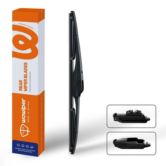 WOWIPER Automotive Multifunctional Rear Wiper Blade for My Car - 16 inch(16A/H409/16B/H410)