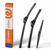 WOWIPER Silicone Windshield Wiper Blades with Rear Wiper Blade for Honda CRV 2007-2011/ACURA RDX 2007-2018/NISSAN Leaf 2018-2023, Isolate Water Repellency Conventional All-Season- 26"+16"+14"