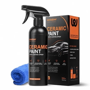 WOWIPER Rapid Ceramic Paint Sealant Spray for Cars 16.9 Fl Oz, High Gloss Hydrophobic Paint Protection, Easy Spray & Wipe Car Detailer, Long Lasting Shine & Protection, 16.9 Fl Oz