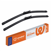 WOWIPER Silicone Windshield Wipers Replacement for Ford Escape 2019-2013, Edge 2022-2015, Focus 2018-2012,Fusion 2019-2013, Car Wiper Blades Isolate Water Repellency - 28"+28"