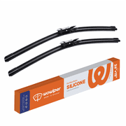 WOWIPER Silicone Windshield Wipers Replacement for Chevrolet Chevy Sonic 2020-2012, SS 2017-2014, All-Season Conventional Car Wiper Blades Isolate Water Repellency - 26"+15"