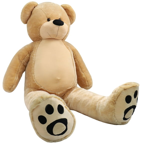 WOWMAX 6 Foot Giant Huge Life Size Teddy Bear Daney Cuddly Stuffed Plush Animals Teddy Bear Toy Doll for Birthday Christmas Brown 72 Inches