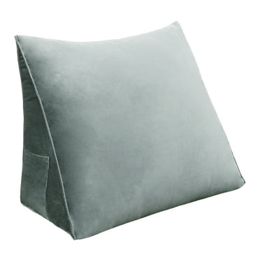 WOWMAX Bed Wedge Pillow Large Bolster Back Support Cushion Backrest ...