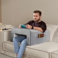 thumbnail image 1 of WOWMAX Reading Pillow for Gaming, Gaming Pillow for Bed with Arm Rest, Lap Desk Pillow whth Back Cushion, Laptop Pillow for Lap Back Pillow for Bed Sitting up, Ideal for Bed Couch Sofa, 1 of 7