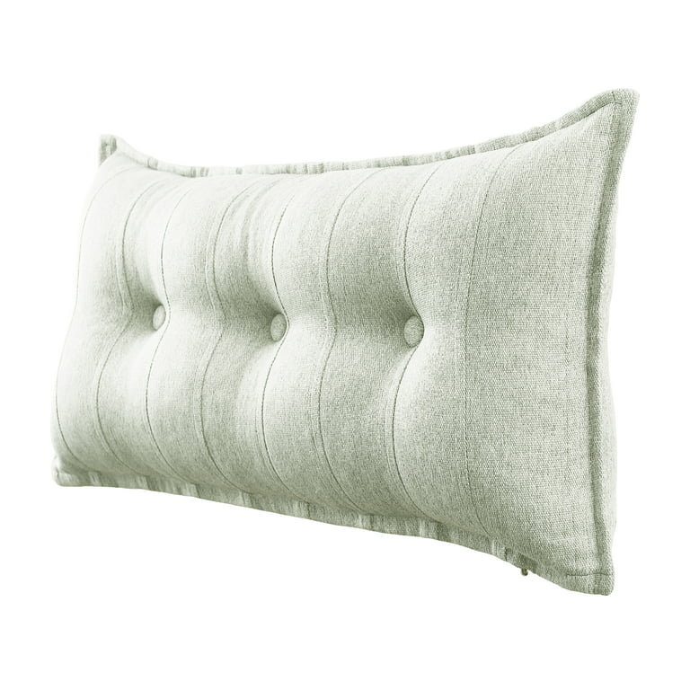 YZJJ Bedside Cushion - Soft Bag, Filled Headboard Sponge Upholstery Bedside  Backrest Support Reading Pillow Cushion, Hotel Bed Head Backrest  Positioning Support…