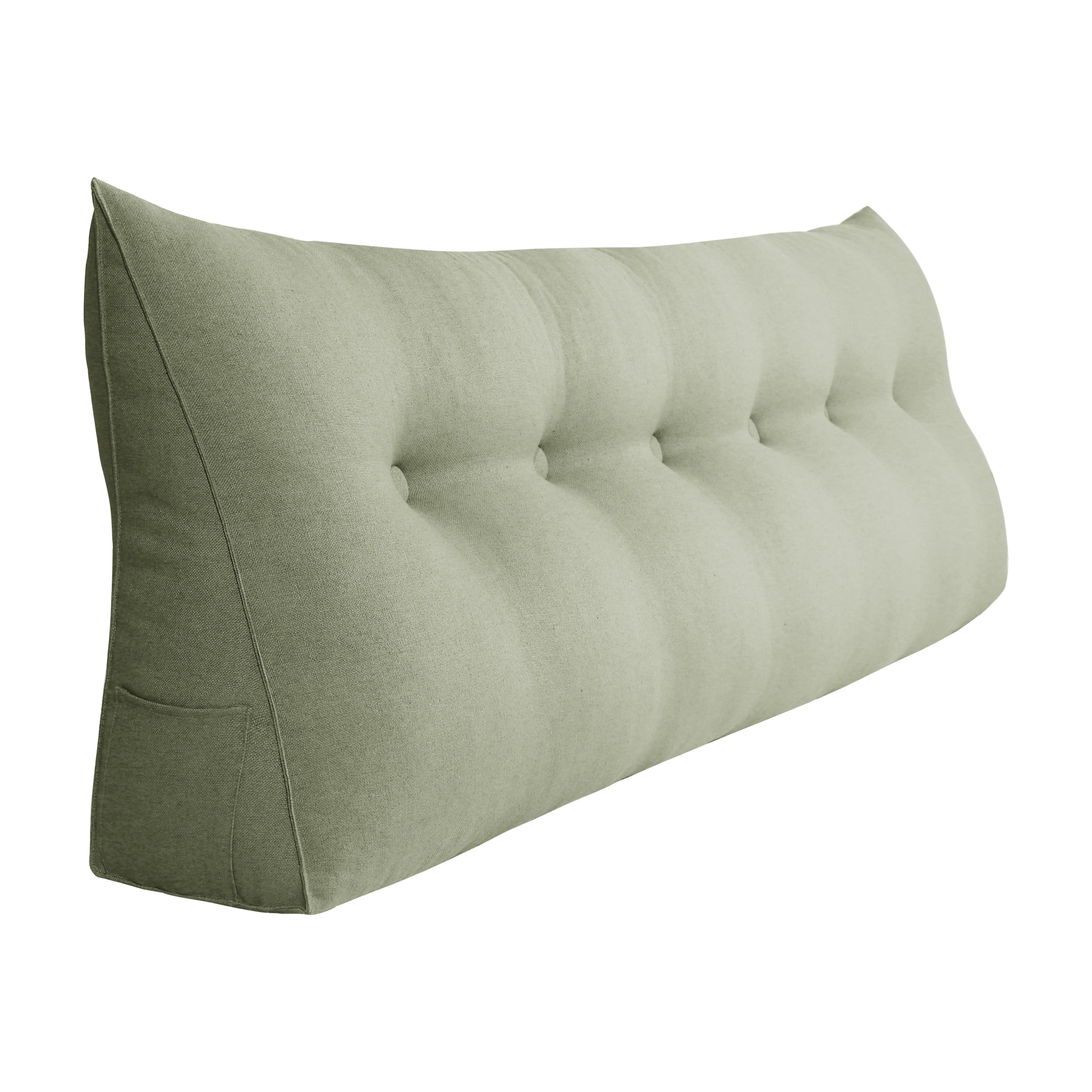 WOWMAX Sofa Daybed Large Filled Triangular Wedge Cushion Bed Backrest