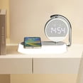 thumbnail image 1 of WOWMTN KB3Z Smart Alarm Clock with Fast Wireless Charging & Adjustable Night Light, 1 of 5
