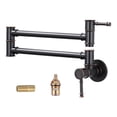 thumbnail image 1 of WOWOW 23.5-inch Wall Mount Folding Stretchable Pot Filler Faucet with Double Handle in Oil Rubbed Bronze, 1 of 9