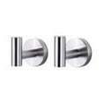 thumbnail image 1 of WOWOW Bathroom Hardware Hook Brushed Nciklel Set Of 2, 1 of 5