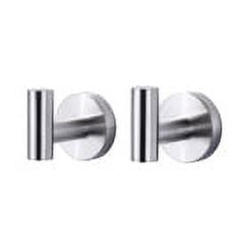 WOWOW Bathroom Hardware Hook Brushed Nciklel Set Of 2