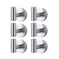 thumbnail image 1 of WOWOW Bathroom Hardware Hook Brushed Nciklel Set Of 6, 1 of 4