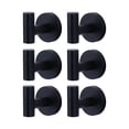 thumbnail image 1 of WOWOW Bathroom Hardware Hook Matte Black Set Of 6, 1 of 5