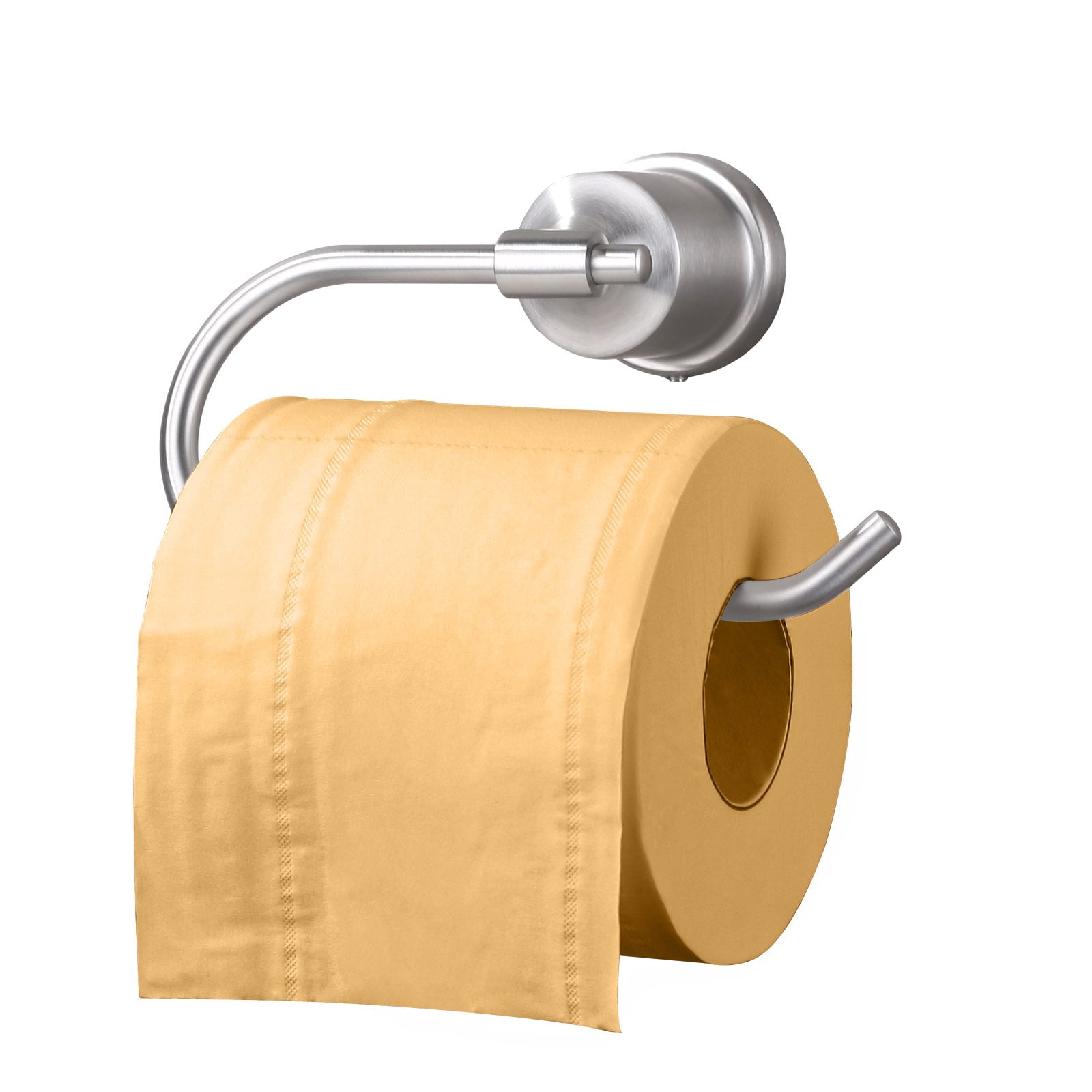 WOWOW Bathroom Toilet Paper Holder Brushed Nickel Bath Toilet Tissue ...