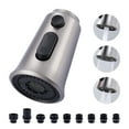 thumbnail image 1 of WOWOW Kitchen Faucet Head Replacement, 3 Function Pull Down Faucet Sprayer Head with 9 Adapters, 1 of 3