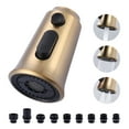 thumbnail image 1 of WOWOW Kitchen Faucet Head Replacement, 3 Function Pull Down Faucet Sprayer Head with 9 Adapters, 1 of 3