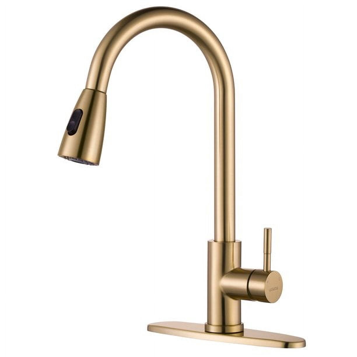 WOWOW Pull Down Touch Single Handle Kitchen Faucet