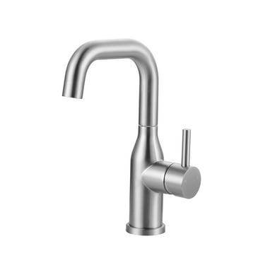 WOWOW Single-Handle Bar Faucet Deckplate Not Included in Brushed Nickel