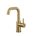 thumbnail image 1 of WOWOW Single-Handle Bar Faucet Deckplate Not Included in Gold, 1 of 8