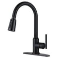 thumbnail image 1 of WOWOW Single Handle Kitchen Sink Faucet Oil Rubbed Bronze Kitchen Faucet with Pull Down Sprayer, 1 of 9