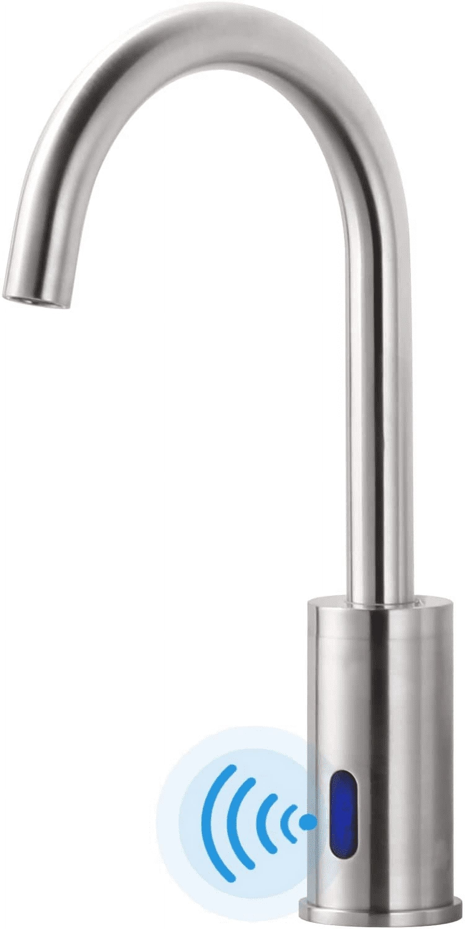 WOWOW Touchless Bathroom Faucet Automatic Bathroom Sink Faucet  Single Hole