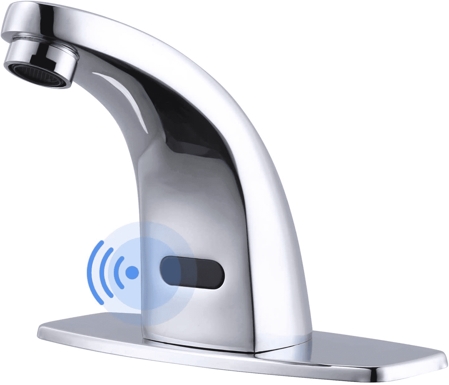 Wowow Touchless Bathroom Faucet - Modern Automatic Bathroom Sink Faucet 1 or 3 Hole